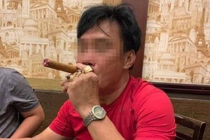 “江湖老大”梅文君生前近照。（圖源：視頻截圖）