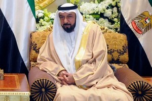 阿拉伯聯合酋長國總統哈利法‧本‧扎耶德‧阿勒納哈陽。（圖源：互聯網）