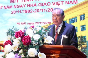 張和平副總理在會上發表講話。（圖源：梅鼎）