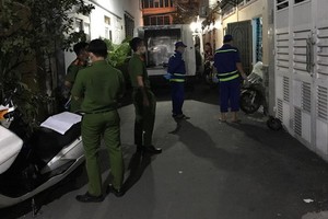 職能力量封鎖事發現場。（圖源：丹元）