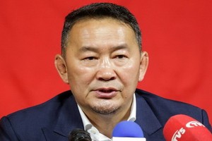 蒙古總統哈勒特馬‧巴特圖勒嘎。（圖源：越通社）