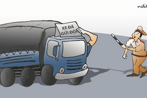 同奈省交警隊指控上級包庇超載車。（示意圖源：互聯網）