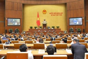 國會第八次會議議事堂現場一瞥。（圖源：Quochoi.vn）