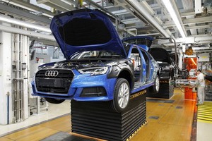 奧迪德國英戈爾施塔特工廠。 （圖源：路透社）