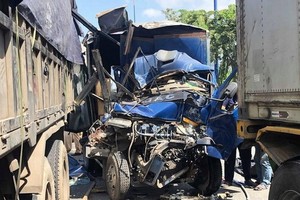 車禍現場。（圖源：VNN）