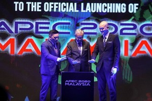 2020 APEC 啟動儀式現場一瞥。（圖源：The Star） 