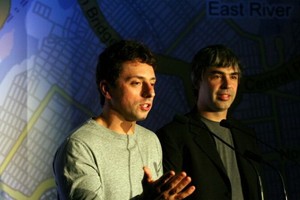拉里‧佩奇（Larry Page，右）和謝爾蓋‧布爾（Sergey Brin，左）。（圖源：Getty Images）
