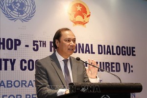 外交部副部長、越南東盟SOM秘書長阮國勇在會上致開幕詞。（圖源：越通社）