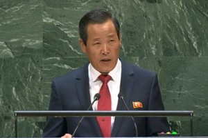 朝鮮常駐聯合國代表金星大使。（圖源：互聯網）