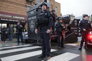 警方在現場封鎖。（圖源：AP）