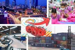 今年越南經濟取到可喜成績，國內生產總值(GDP)的增長速度約達6.8%。（示意圖源：田升）