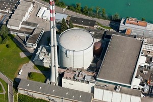 圖為瑞士米勒貝格核電廠一瞥。（圖源：SDA）