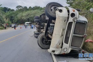 事故現場。（圖源：新華社）