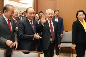 總書記、國家主席阮富仲出席會議。（圖源：VGP）