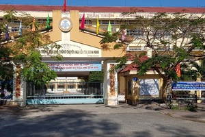 圖為罹難學生生前就讀的阮氏明開高中專校。（圖源：CTV）