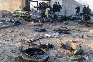 墜機現場一片狼藉。（圖源：Getty Images）