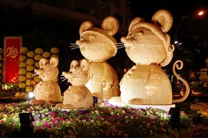 阮惠春花街夜色一瞥。（圖源：Wikipedia）