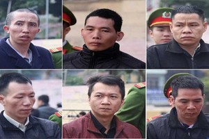 被判死刑的6名被告。（圖源：PLO）