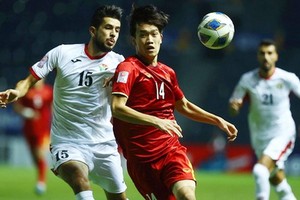 越南-約旦比賽一瞥。（圖源：互聯網）