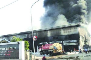 火警現場。（圖源：VOV）