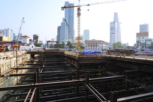 地鐵施工現場。（圖源：德富）