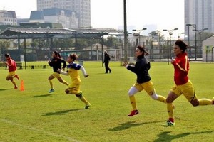 越南女足隊在集訓。（圖源：互聯網）