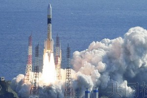 H2A火箭成功發射。（圖源：共同社）