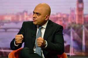 英國財政大臣賈維德。（圖源：路透社）