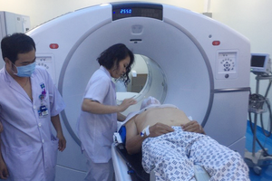 市腫瘤醫院日前正式投入使用PET/CT畫像診斷裝置，該系統可發現直徑5mm大小的早期腫瘤，有助於良惡性腫瘤的鑒別診斷。（圖源：院方提供）