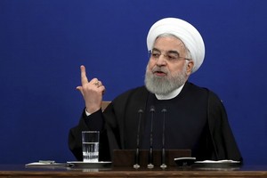 伊朗總統魯哈尼重申伊朗絕不會在極限施壓下與美國談判。（圖源：AP）