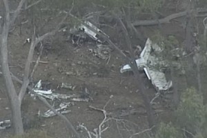 墜機現場。（圖源：澳洲廣播）