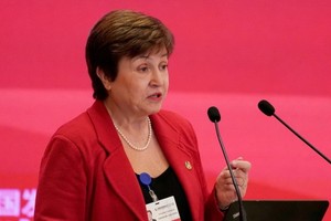 國際貨幣基金組織(IMF)總裁格奧爾基耶娃。（圖源：路透社）