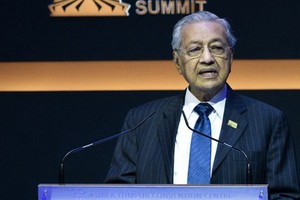 馬來西亞總理馬哈蒂爾。（圖源：AFP）