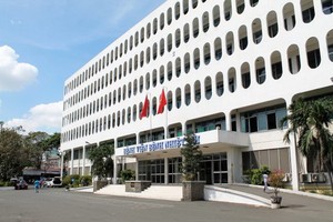 圖為本市熱帶病醫院一瞥。