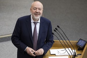 俄羅斯修憲工作組聯席主席帕威爾‧克拉申寧尼科夫。（圖源：AP）