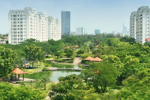 圖為富美興都市區的南園公園一瞥。（圖源：秋莊）