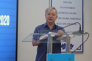 市委宣教處副主任楊世忠在會上致詞。（圖源：清河）