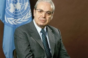 德奎利亞爾在利馬逝世。（圖源：互聯網）