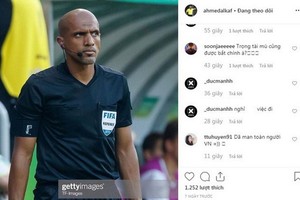 Oman Ahmed Al-Kaf 裁判於去年11月被越南網民攻擊。