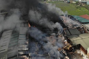 火警現場。（圖源：視頻截圖）