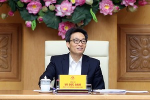 政府副總理武德膽主持會議並發表講話。（圖源：VGP）