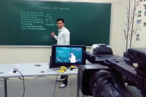 承天-順化省及承天-順化省推出電視課堂。（示意圖源：秋莊）