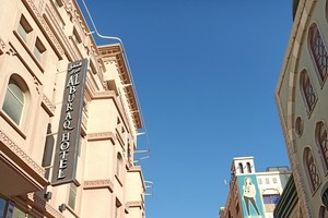 迪拜碼頭附近的老城區。   