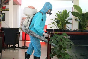 平順省加強消毒抗菌工作。（圖源：俊傑）