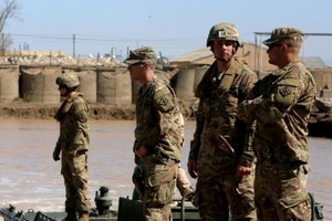 圖為美國在伊拉克駐軍部隊。（圖源：互聯網）