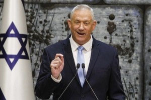 以色列藍白黨領導人本尼‧甘茨。（圖源：AP）