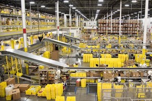 亞馬遜公司物流中心。（圖源：互聯網）