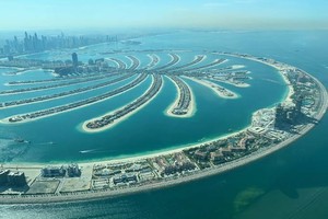 Palm Jumeirah 棕櫚島。
