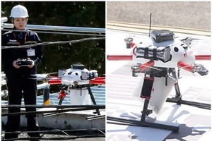 日本郵政在東京試用無人機自動派件。（圖源：互聯網）