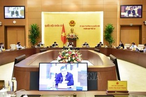 國會常務委員會第四十三次會議現場。（圖源：越通社）